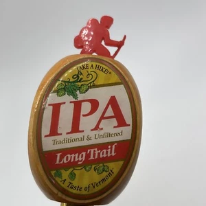 Long Trail Brewing Co IPA Bridgewater Vermont Beer Tap Keg Handle Advertising - Picture 1 of 12