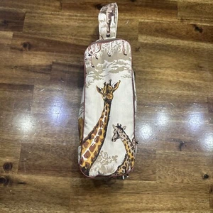 Vintage Galante Studio Music Box Bottle Baby Bag Giraffe Childs Decor - Picture 1 of 12