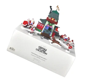 Peppermint Skating Party 56363 Dept 56 Heritage Village Retired 1998 Set Of 6 - Picture 1 of 24