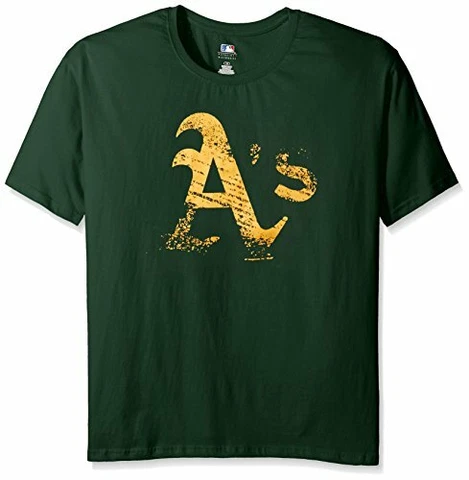 Profile Big & Tall MLB Oakland Athletics Women's Team Short Sleeved Screen T Cover