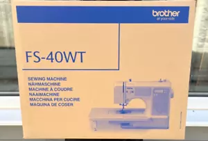 MÁQUINA DE COSER BROTHER FS40WT FREE MOTION COMPUTARIZADA DE BORDADO Y EDREDÓN *NUEVA EN CAJA* - Imagen 1 de 6
