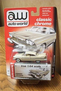 Auto World Classic 2016 cromo 1958 Plymouth Fury #6 - #AW64042 serie premium - Imagen 1 de 2