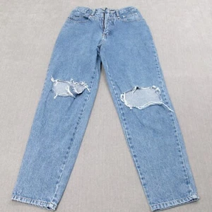 Jeans Women's JeanJer by Jordache Size 7/8 Distressed Inseam 27.5 Pockets-6 - Picture 1 of 11