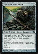 VETERAN'S ARMAMENTS Morningtide MTG Magic the Gathering Cards DJMagic