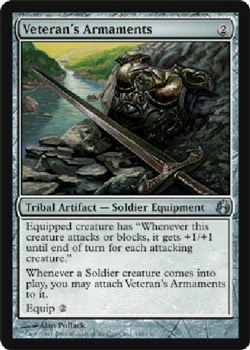 VETERAN'S ARMAMENTS Morningtide MTG Magic the Gathering Cards DJMagic - Image 1 of 1