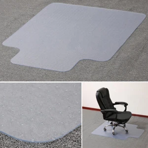 48" x 36" Home Office Chair Mat PVC Floor Studded Back with Lip For Pile Carpet - Picture 1 of 14