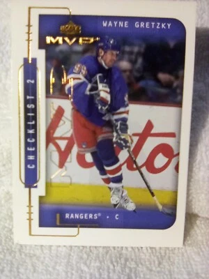 1999-2000 Upper Deck MVP Hockey Wayne Gretzky Checklist 2 #220. - Image 1 of 4
