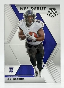 2020 Mosaic Rookie NFL Debut #275 J.K. Dobbins RC Baltimore Ravens - Picture 1 of 2