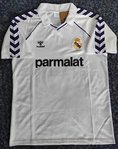 Real Madrid Hugo Sanchez 1986 1988 shirt jersey M Remake camiseta Retro Mexico - Imagen 1 de 11
