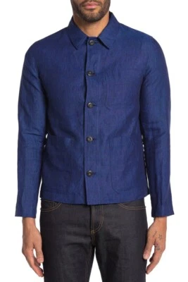 Camisa abotonada de lino Burberry Ainsworth para hombre precio de venta sugerido por el fabricante $795 Foto 1 de 4