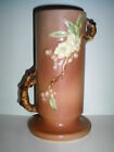 Roseville Pink Apple Blossom Vase #387-9   (R1)