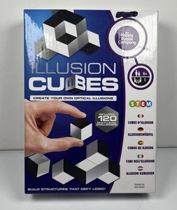 Happy Puzzle Company STEM Illusion Cubes Create Optical Illusions 120 Challenges - Picture 1 of 5