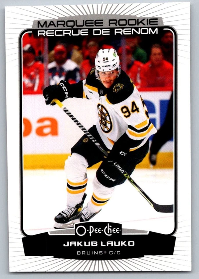 2022-23 O-Pee-Chee Jakub Lauko Rookie Boston Bruins #577 - Image 1 of 2