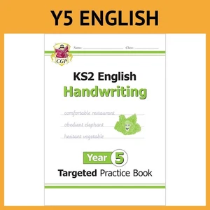 Year 5 Handwriting Workbook Ages 9-10 CGP English SPaG Practice with Answers - Imagen 1 de 7