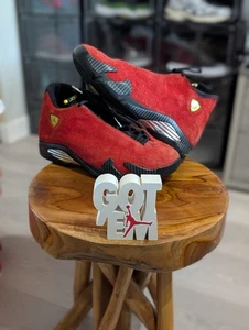 Talla 10 Hombre Nike Air Jordan 14 Retro Ferrari Challenge Rojo 2014 (654459-670) - Imagen 1 de 10