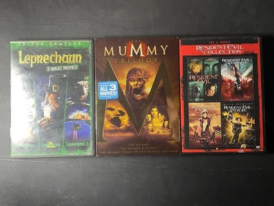 Complete DVD Series, The Mummy, Leprechaun, Resident Evil - Image 1 of 2