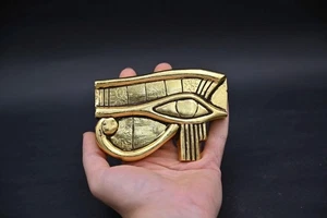 Authentic Ancient Egyptian Antiques Egyptian Eye of Horus Statue Egyptian BC - Picture 1 of 8
