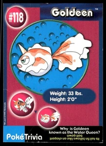 Pokemon Tcg Goldeen #118 Pokemon Burger King LP - Picture 1 of 2
