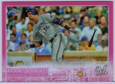 Topps 2015 cromo rosa refractor #157 Aramis Ramírez Foto 1 de 2