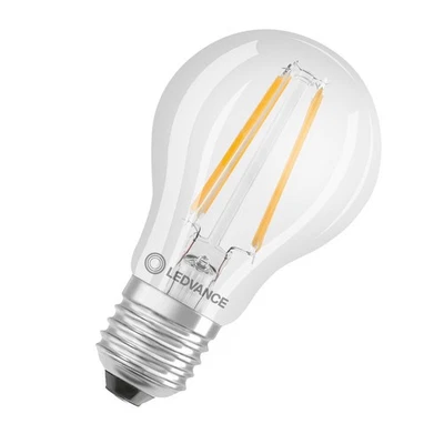 Ledvance Classic LED E27 Pear Filament Clear 5.8W 806lm - 927 Extra Warm White - Image 1 of 2