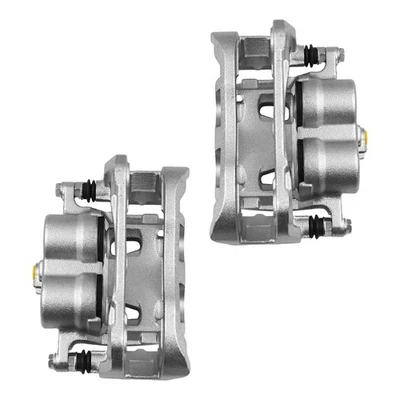 2x Front Brake Calipers w/ Bracket for Toyota Highlander 10-18 Sienna 2011-2018 Foto 1 de 4