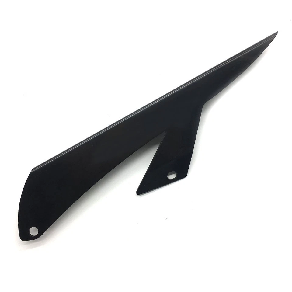 Cubierta protectora de cadena de aluminio negra para motocicleta Kawasaki Ninja ZX-10R 2006-2007 Foto 1 de 4