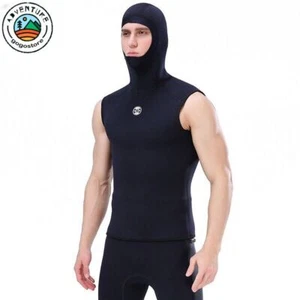 Chaleco/pantalones con capucha de neopreno de 2/3 mm para hombre traje de neopreno para buceo buceo piel buceo - Imagen 1 de 17