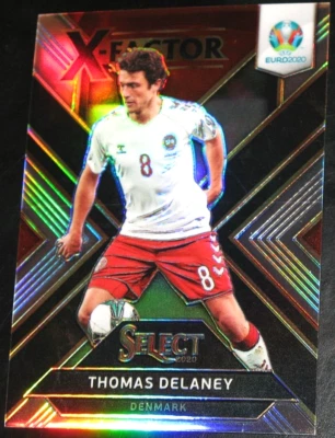 2020 Select UEFA Euro Thomas Delaney X-Factor Silver Prizm # 19/25 X-18 - Image 1 of 2