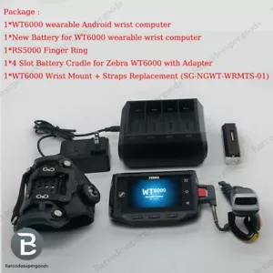Computer da polso WT6000 + Kit scanner ad anello RS5000 +batteria + base batteria per Zebra - Foto 1 di 6