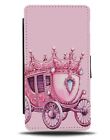 Pink Fairytale Carriage Flip Wallet Case Carriages Storybook Girls Girl CJ87