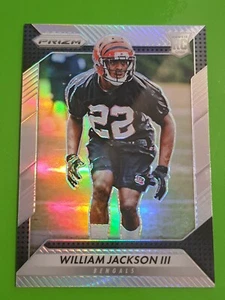 2016 Panini Prizm #293 William Jackson III RC Rookie Bengals Silver Holo - Bild 1 von 2