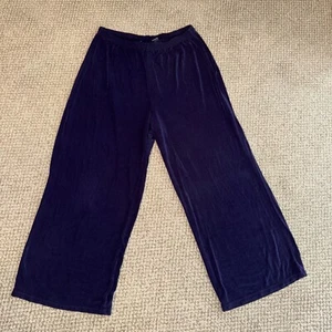 Pantalones cortos Chicos Traveler 3 para mujer XL ajustados púrpura pierna ancha - Imagen 1 de 5
