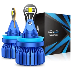 Marsauto H11/H8/H9 Bulbs Superior Brighter Lights Plug and Play Pack of 2 - Foto 1 di 8