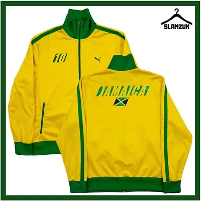 Jamaica Olympic Jacket Puma Large Training Kit Track Top Usain Bolt 801823 FJ8 - Image 1 of 4