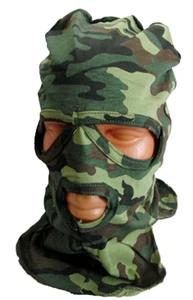Máscara facial militar Spetsnaz pasamontañas ejército bosque camuflaje algodón nueva - Imagen 1 de 2