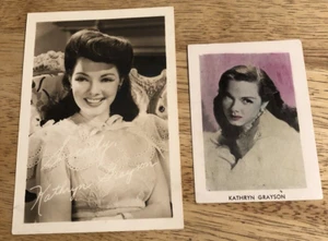 KATHRYN GRAYSON - Lote de 2 fotos vintage   - Imagen 1 de 2