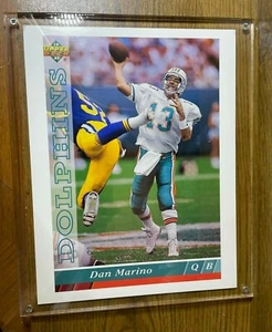 1993 Upper Deck Authenticated Dan Marino 8x10 Limited Edition Of #2500 - Bild 1 von 2