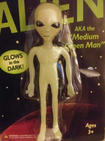 ALIEN Bendable / Posable - Glow-in-the-Dark -  Action Figure - 6.5" - Ages: 3+!! Cover