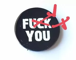 F you pin. Edited pic to list. Pins Vulgar Rebel Biker Motorcycle sturgis lapel - Picture 1 of 1