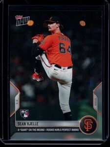 2022 Topps Now #137 Sean Hjelle RC Base Card