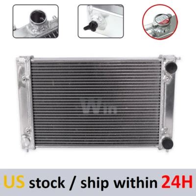 Radiador 17" CORE para Volkswagen 1985-1992 Golf/1982-1992 Jetta MT todo aluminio Foto 1 de 4