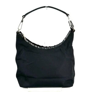 Vintage GUCCI Shoulder Bag Black Nylon Small from Japan - Picture 1 of 24