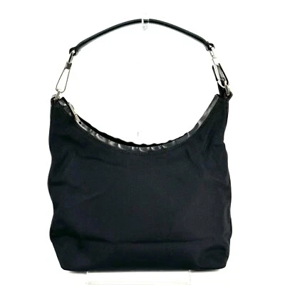 Vintage GUCCI Shoulder Bag Black Nylon Small from Japan - Image 1 of 4