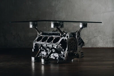 V8 Engine Block Coffee Table (LS1 HOLDEN HSV) - Image 1 of 4