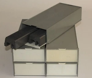 5 Stück Magazinbox 2x50 + 10 Universalmagazine Diamagazin Diabox Stapelbox - Bild 1 von 11