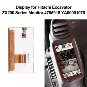 For Hitachi Excavator ZX200-5 ZX210-5 ZX240-5 Monitor Display 4705918 YA00001076 - Picture 1 of 6