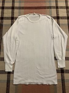 Vintage J.E. Morgan 50/50 Ribbed Thermal Shirt Size XL Made USA!!!