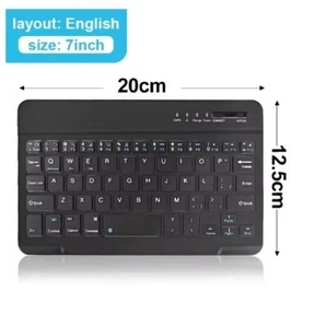 Bluetooth Wireless Keyboard Mini Keyboard For Laptop Tablet Phone ipad Rechargea - Bild 1 von 8