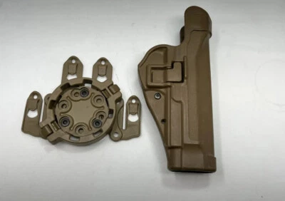 Beretta M9 92 96 Holster USMC US Army Issue MOLLE Mount Blackhawk Coyote Brown/N - Image 1 of 2