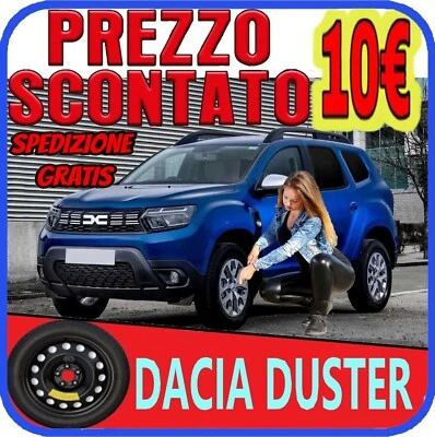 Ruotino Di Scorta Per La Dacia Duster 145 90 16 Con Misura Da 16 5Fori Kit Auto - Immagine 1 di 4